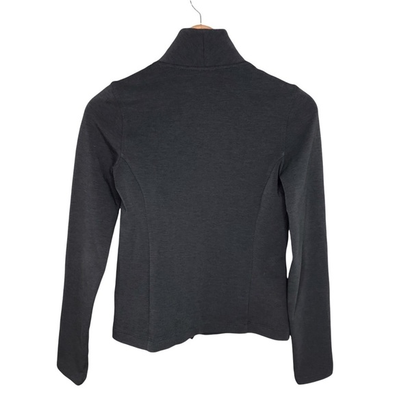 Athleta On The Move Moto Jacket Asymmetrical Zip Jasper Green Size XXS - Picture 5 of 10